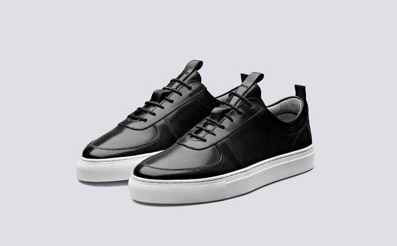 Grenson Sneaker 22 Womens Sneakers - Black Calf Leather WE0623